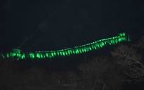 The Great Wall of China goes 'Green' for St. Patrick's Day.
