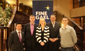 The five candidates who will run for Fine Gael in next May’s Local Elections, Cllr. John Hegarty, Anthony Donohue, Aine Lacy-O’Meara, Cllr. Michael Kinsella and Cllr. Daren Keegan.