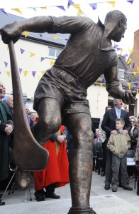 The Nickey Rackard statue in Wexford town.