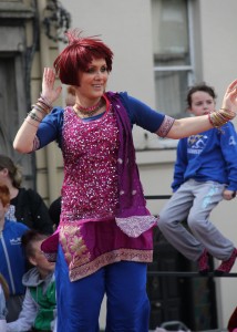 Reka Fodor from the Sandstorm group are pictured dancing at the Enniscorthy Street Rhythms Dance Festival. Pic: Christy Farrell