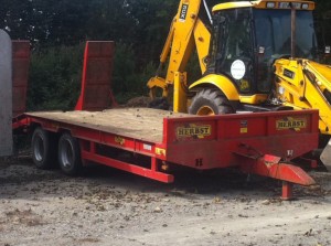 This Herbst Twin Axle Low Loader was also taken from the yard