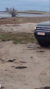 The Army Bomb Disposal Unit detonated an early 20th century grenade in Rosslare last week.