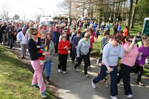 Start of the Kevin Banville Memorial Fun Run at Carrigbyrne. Pic: John Walsh