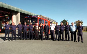 Gorey Fire Station gets the keys of a new Volvo B fire appliance for Gorey Fire Station in 2005. The Fire Station is Open to th public on Thursday evening. Archive Photo: John Walsh