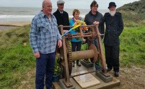 At the launch of the Tinnaberna Memorial today were Joe Kavanagh, John Furlong, Lily Byrne, Michael Fortune and Ned Kavanagh.