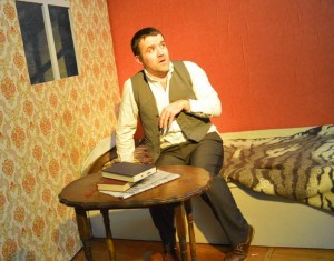 Sean Carthy plays the lead role of Billy in Ballycogley Players' production of 'The Cripple of Inishmaan'.
