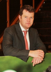 Cllr. Malcolm Byrne is pictured at the party event in the Amber Springs Hotel. Pic: Christy Farrell
