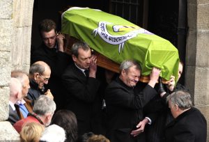 The late Fergie Kehoe was laid to rest after Funeral Mass in Rowe Street Church last week. Pic: Jim Campbell