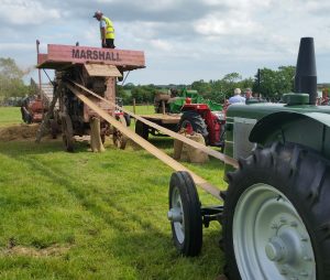 A threshing display from another era was one of the highlights at today's Gorey Agricultural Show at sunny Clonattin.