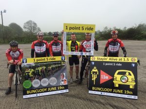Host club for the 1 point 5 ride Slaney Cycling Club. L-R Billy Harris, Murry McDonald, John Busher, Phil Skelton, Paddy Dunne, Joe Fortune