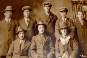 Pictured above are the survivors of the 1920 explosion at St. Kearns – following their release from prison
