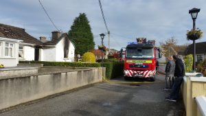 The house at The Villas, Clonroche, where an elderly man lost his life this morning.