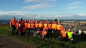 The Fishguard friends relax in Rosslare having completed their cycle across Ireland